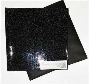 Corinflex Verniz Bril Flex 25 Gliter HLGPR015-Toq. 46 -Verniz- Larg. 1,40M - Esp. M25 -Preto-Bob.50M
