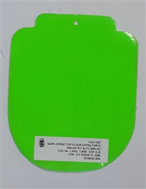 Napa Verniz Top Fluor Extra Forte -Toq. 44 - Alto Brilho - Larg. 1,40M - Esp. 0,35- Verde- Bob. 50M