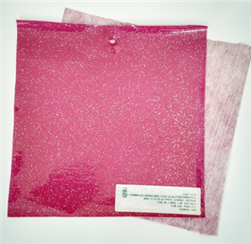 Corinflex Verniz Bril Flex 25 Gliter PRPET015 -Toq. 46 -Verniz- Larg. 1,40M - Esp. M25 -Pink-Bob.50M