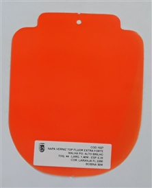 Napa Verniz Top Fluor Extra Forte -Toq. 44 - Alto Brilho - Larg. 1,40M - Esp. 0,35 -Laranja-Bob.50M