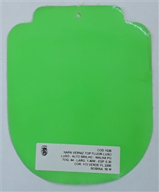 Napa Verniz Top Fluor Luxo - Toq. 44 - Alto Brilho - Larg. 1,40M - Esp. 0,30 - Verde FL2200 50mts