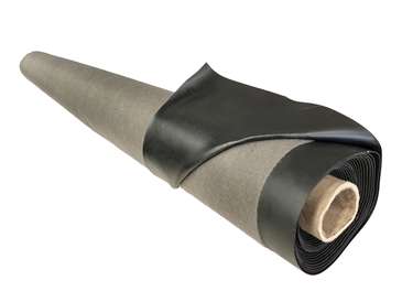 Geocomposto Textil Sarja Soldável FortFlex VB M74 Preto T:Sh60 M120 Larg:1,40+3,5 Esp.M74-Bob.50MT