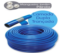 Mangueira Pérola Jardim Luxo 1/2 X 2,0 - Azul - Rolos. 300MTS