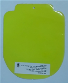 Napa Verniz Top Fluor Extra Forte -Toq. 44 - Alto Brilho - Larg. 1,40M - Esp. 0,35 Amarelo FL 50M