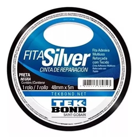 Fita Silver Preta 48MMX5M - 21191104805