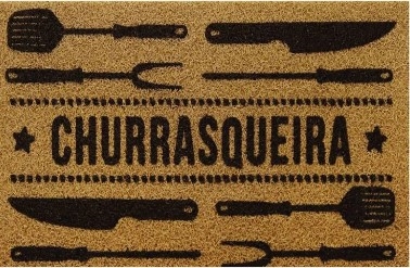 Vinil Super Print Churrasqueira Ouro 40CM X 75CM - 01VISUPCH