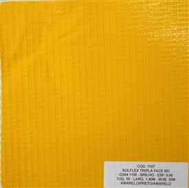 Solflex Tripla Face BO Toq. 50 -G3 x 4 1100 Brilho Larg. 1,40M - Esp. 0,60 Amarelo Ouro 50M