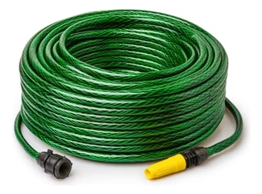 Conjunto mangueira Jade 1/2 x 2,0 - 15mts  Verde - Pct com 5 rolos de 15 mts Verde